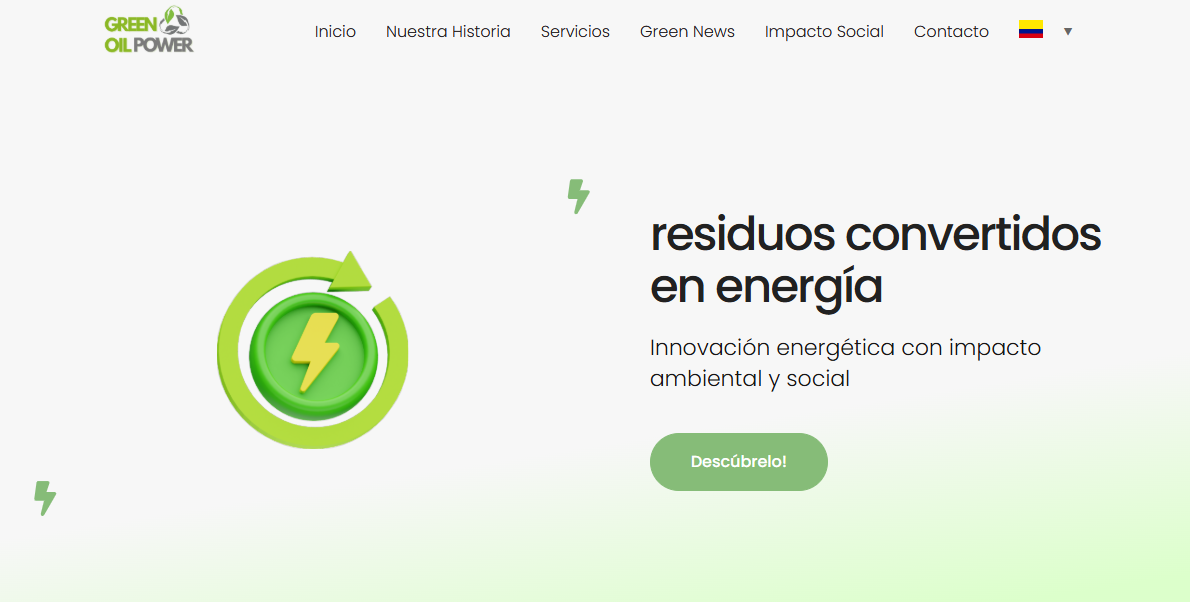 Green Oil Power — print da homepage